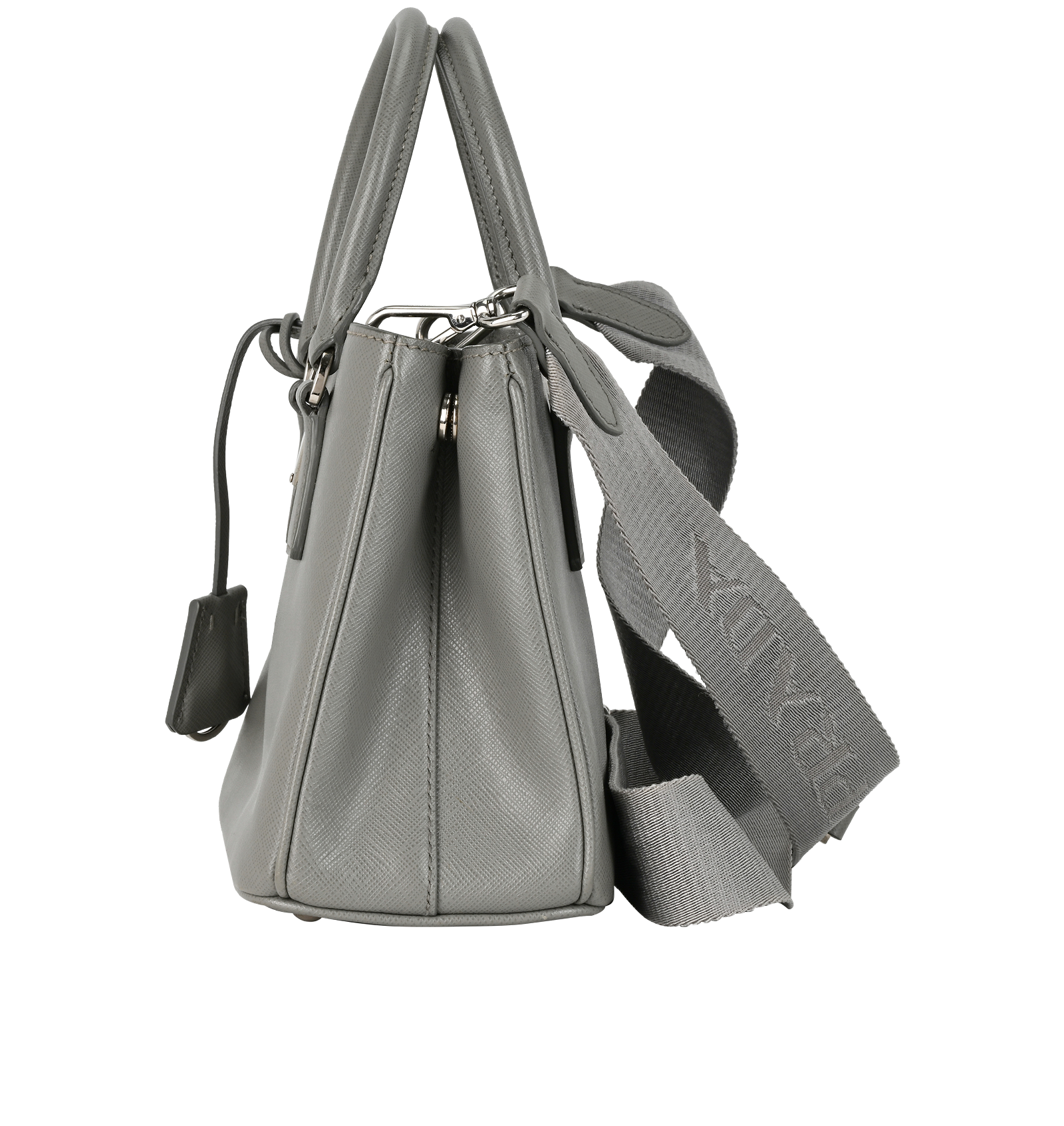 2-Way Tote, &pound;1,200, Handbags, Grey, Leather, Bottom view